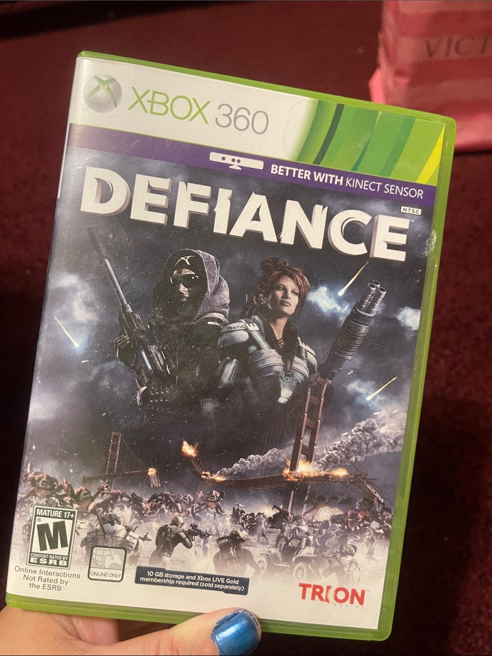 Xbox 360 Defiance Video Game - Green Case